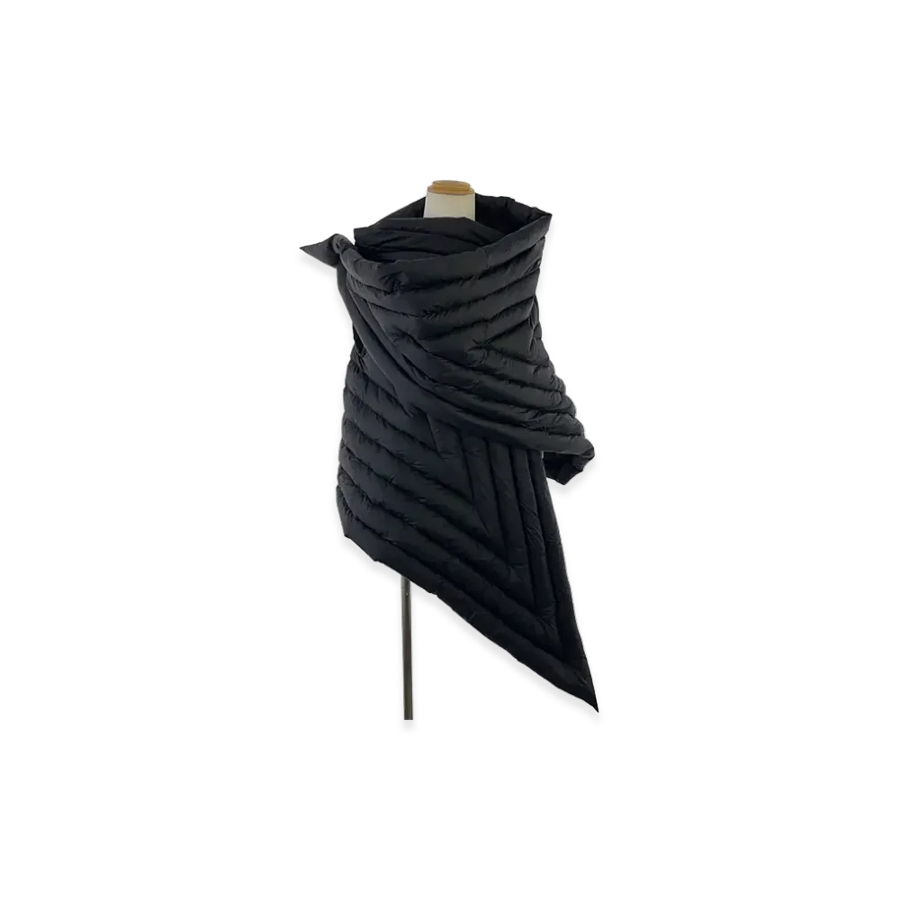 Rick Owens Gleam Scarf "Black"