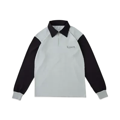 visvim GODFREY ZIP P.O. L/S "Lt.Blue"