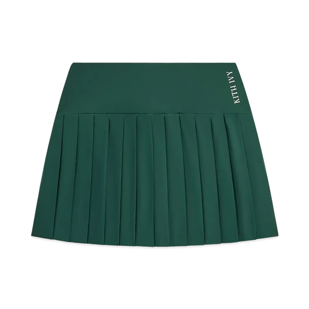 Kith Ivy For Wilson Women's Eastside Tennis Mini Skirt "Ivy Green"