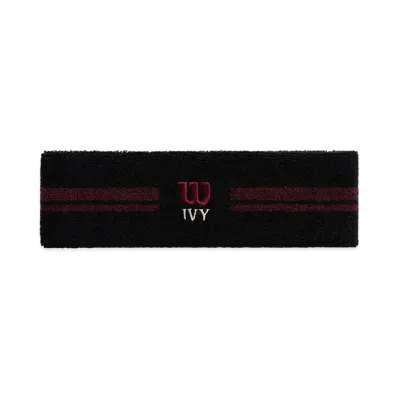 Kith Ivy For Wilson Terry Stripe Headband "Black"