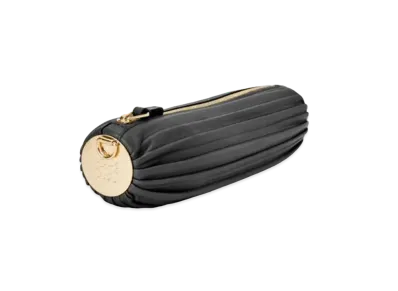 LOEWE Small Bracelet Pouch In Pleated Nappa "Black"
