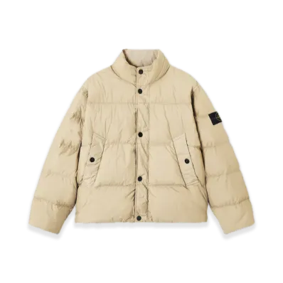 Stone Island 4100010 Crinkle Reps Ny Recycled Nylon "Desert Brown"