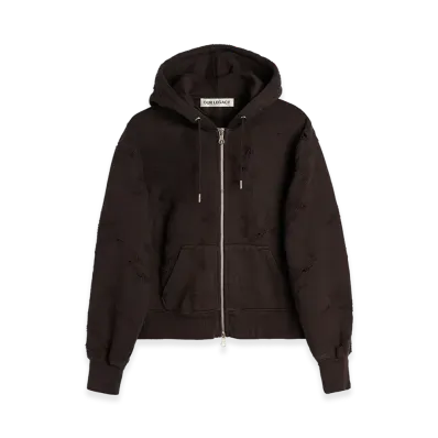OUR LEGACY Women's Mischief Hood "Burnt Bouquet Star Fleece"