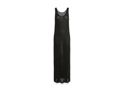 Saint Laurent Women's Lurex Knit Dress "Black"