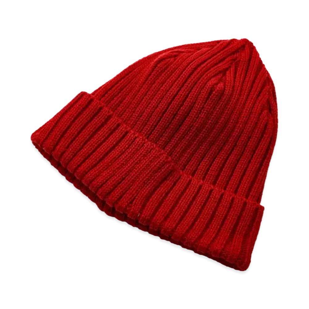 THE REAL McCOY'S COTTON BRONSON KNIT CAP "Red"
