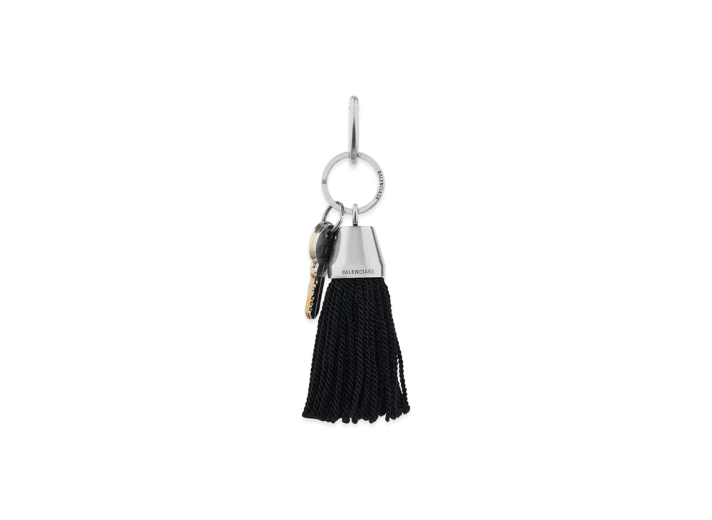 BALENCIAGA Keychain Pompom "Black"