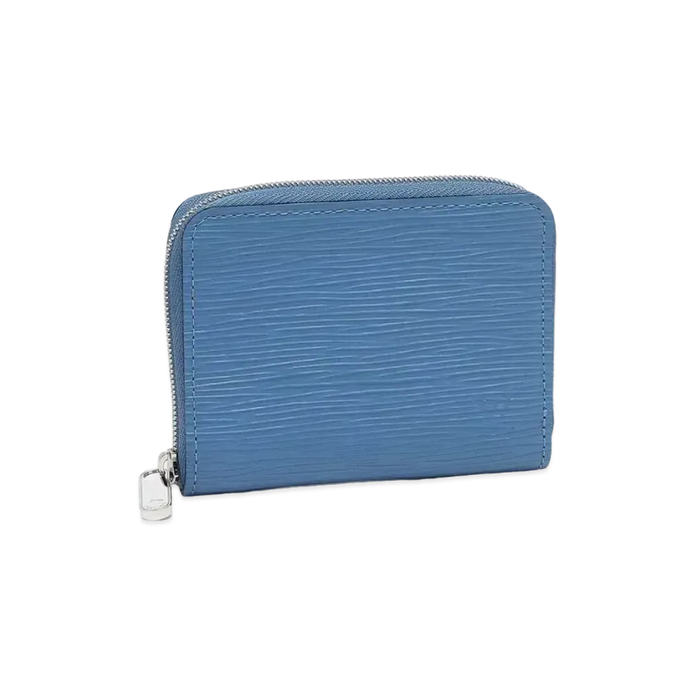 Louis Vuitton Epi Round Coin parse "Blue"