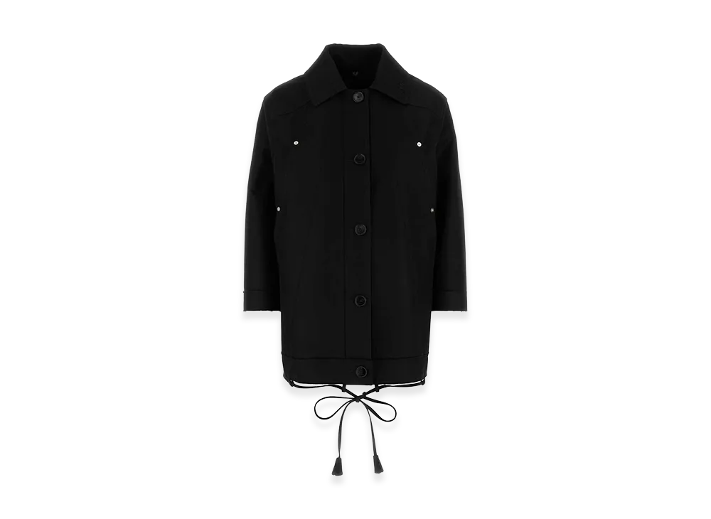 GUCCI Women's Gabardine Jacket "Black"