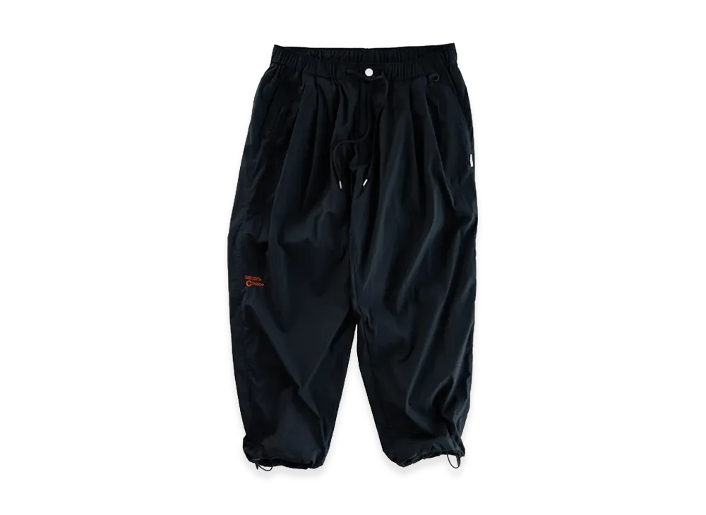 SEE SEE see see's choice Easy Double Pleated Trouser "Black/Orange"