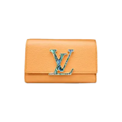Louis Vuitton Portefeuille Capucines Compact "Saffron"