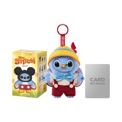 POP MART Stitch Adventure Series Plush Pendant Pinocchio Stitch