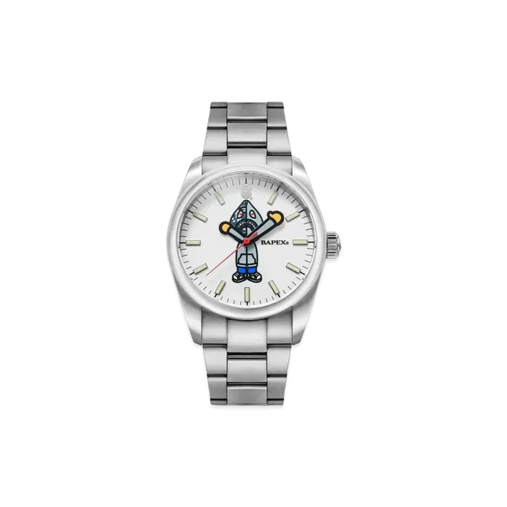 A BATHING APE Type 7 Bapex Shark Seijin "Silver"