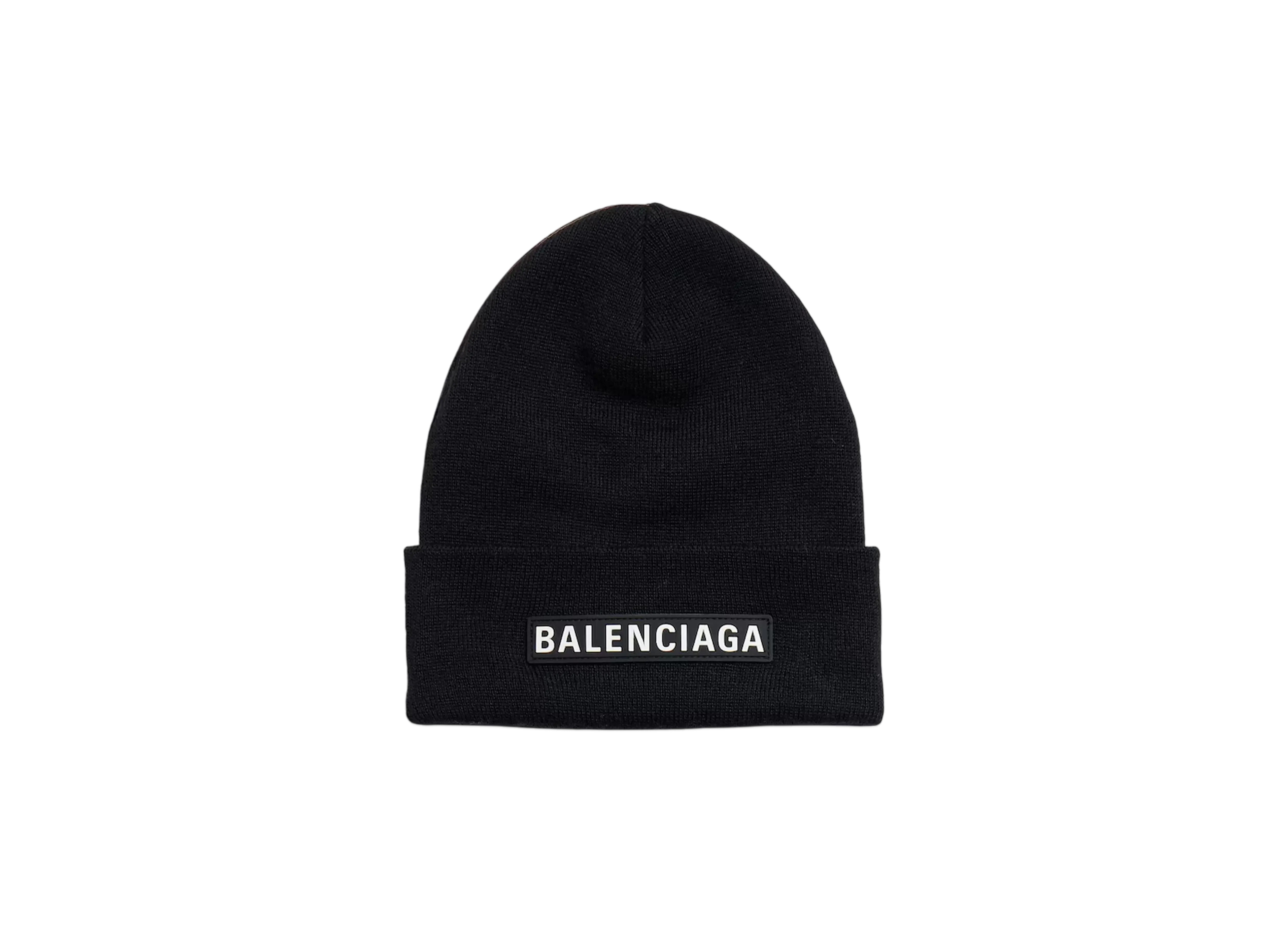 BALENCIAGA Patch Beanie "Black"