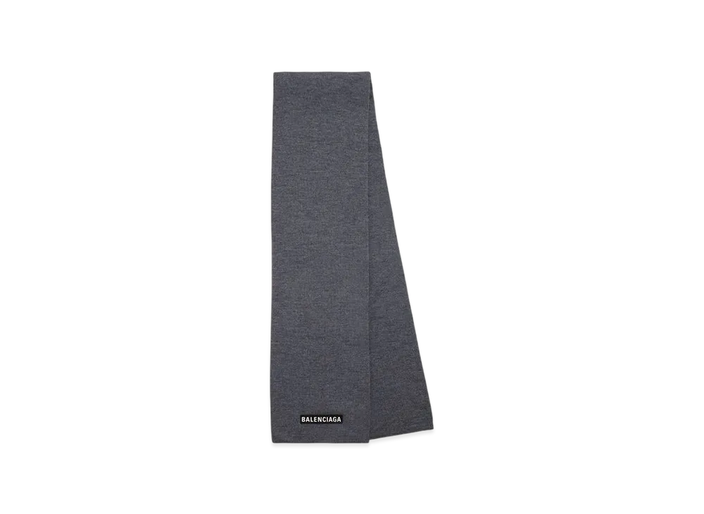 BALENCIAGA Patch Scarf "Grey"