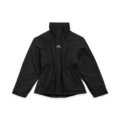 BALENCIAGA 3B Sports Icon Ski High Collar Parka "Black"