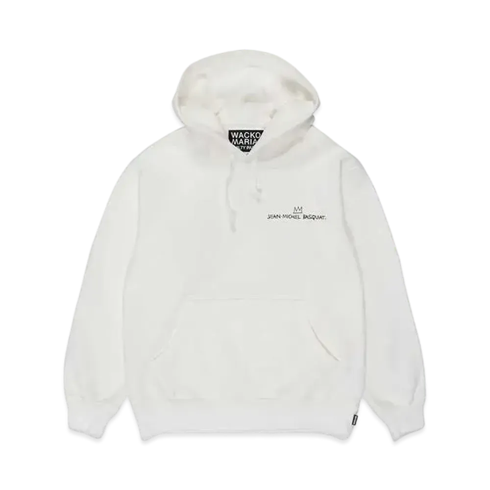 WACKO MARIA Jean-Michel Basquiat / Heavy Weight Hooded Sweat Shirt "White"