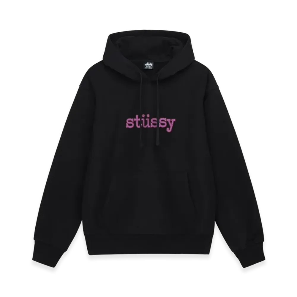Stussy Typewriter Hoodie "Black"