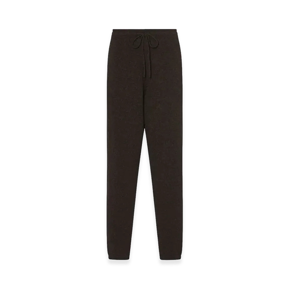 The Row Women's Lippet Cashmere Pants "Brown Melange"