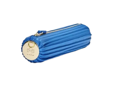 LOEWE Small Bracelet Pouch In Pleated Nappa "Royal Blue"