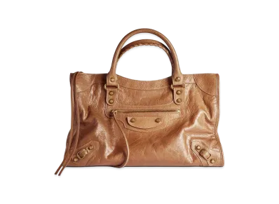 BALENCIAGA Women's Le City Bag Medium "Camel"