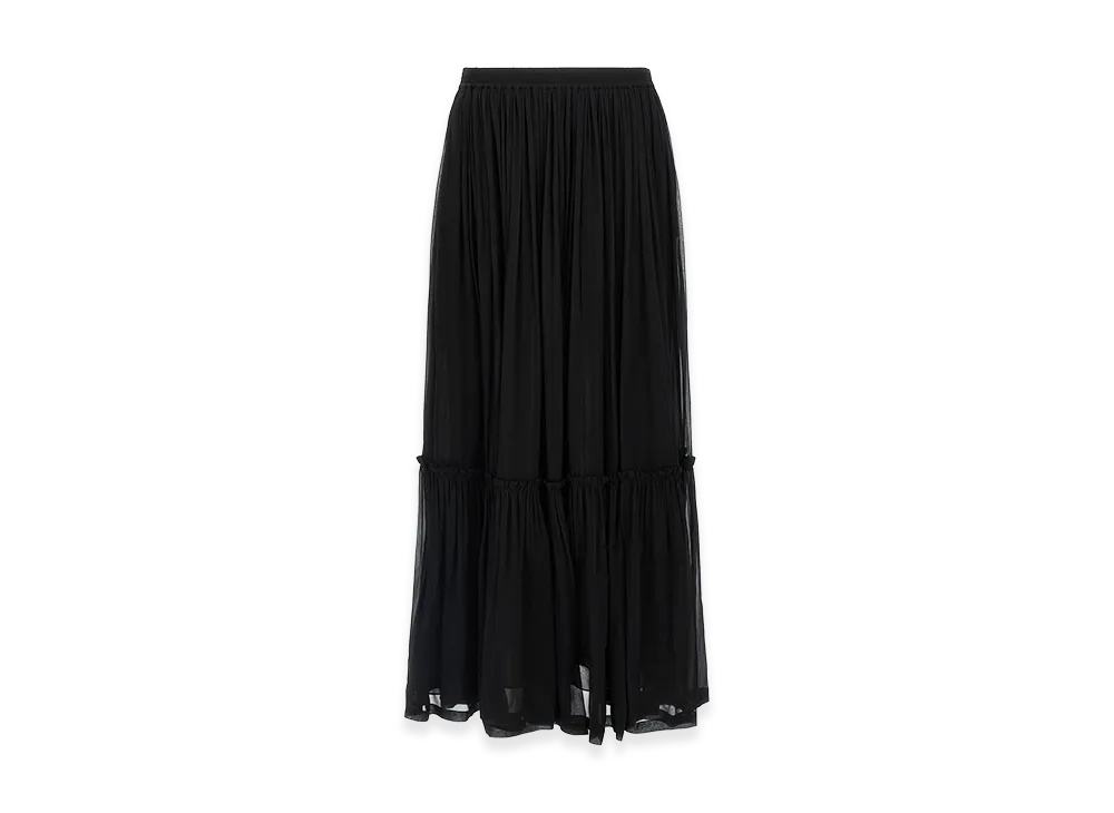 Saint Laurent Women's Long Skirt "Black"
