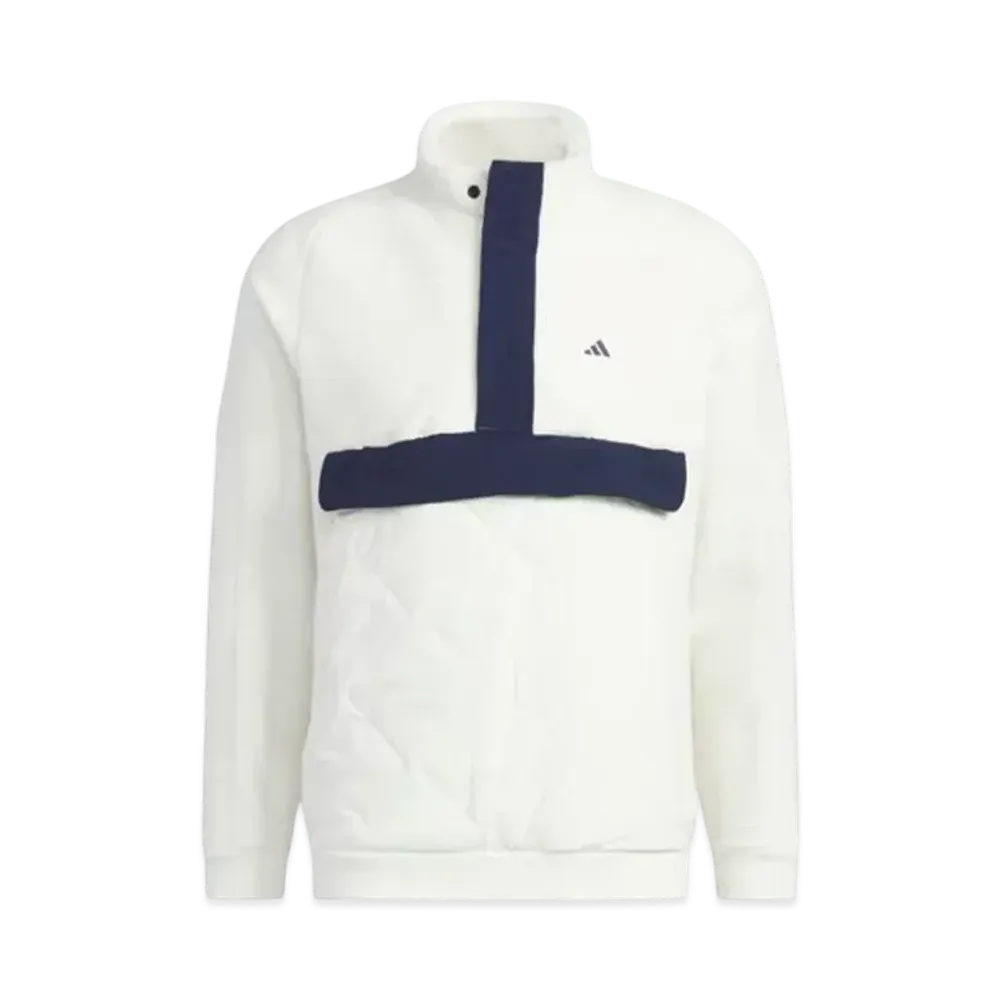 adidas Color Block Anorak Boa Fleece Jacket "Off White"