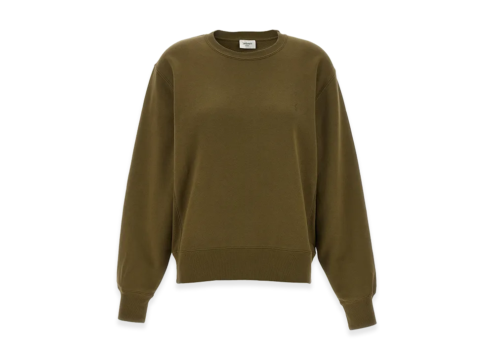 Saint Laurent Women's 'Cassandre' Sweatshirt "Green"
