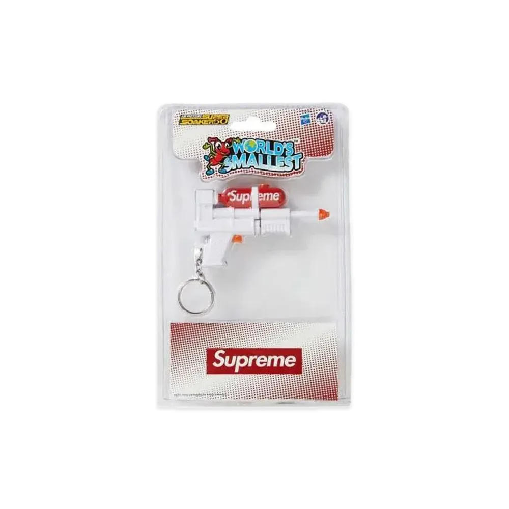 Supreme Super Soaker 50 Water Blaster Keychain "White"