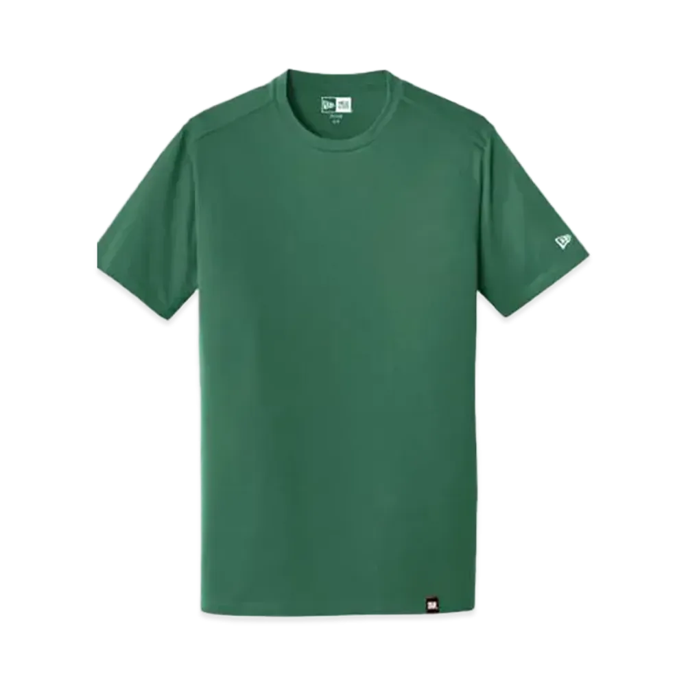 NEW ERA T NEA100 7 Heritage Blend Crew Tee "Green"