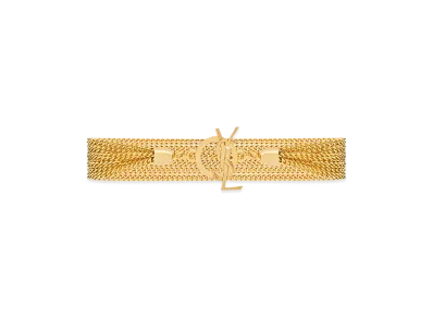 Saint Laurent Women's 'Cassandre' Bracelet "Gold"