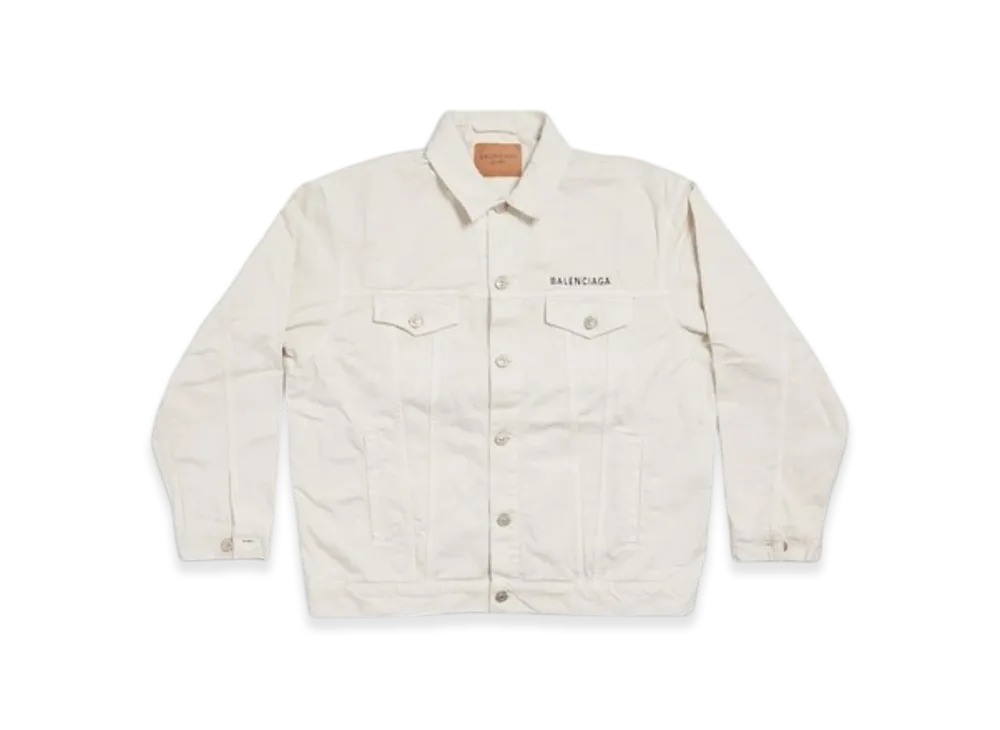 BALENCIAGA Denim Jacket Regular Fit "White"
