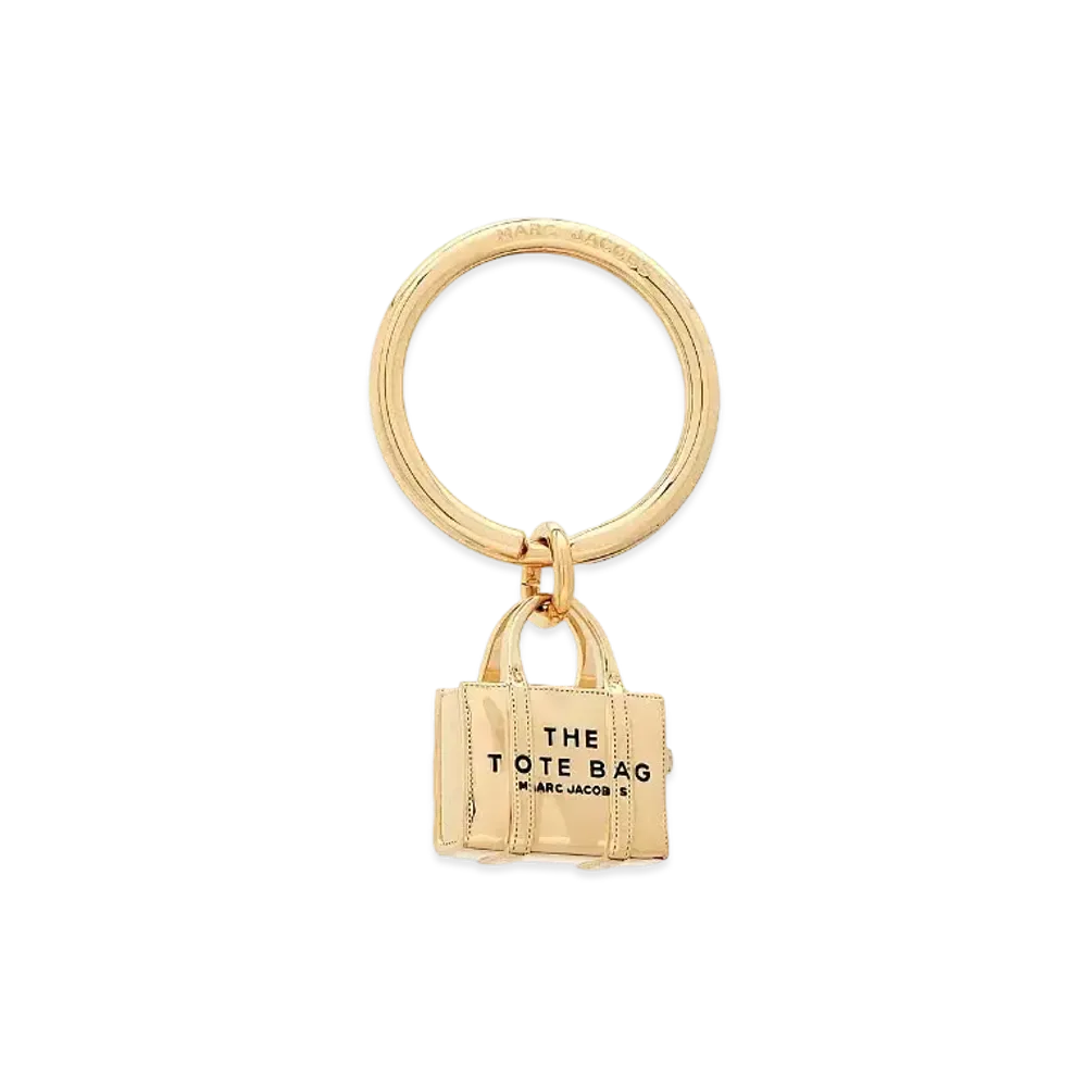 Marc Jacobs The Mini Icon Tote Bag Key Ring "Gold"