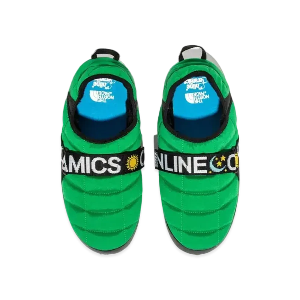 The North Face X ONLINE CERAMICS SHERPA TRACTION MULES "Green"