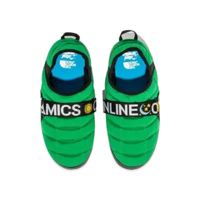 The North Face X ONLINE CERAMICS SHERPA TRACTION MULES "Green"