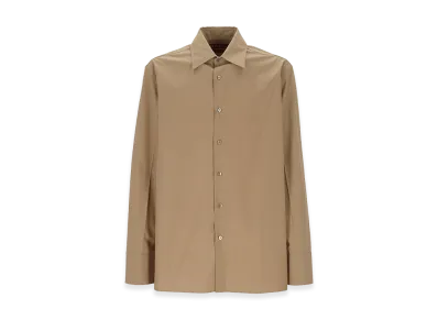 GUCCI Embossed Logo Shirt "Beige"