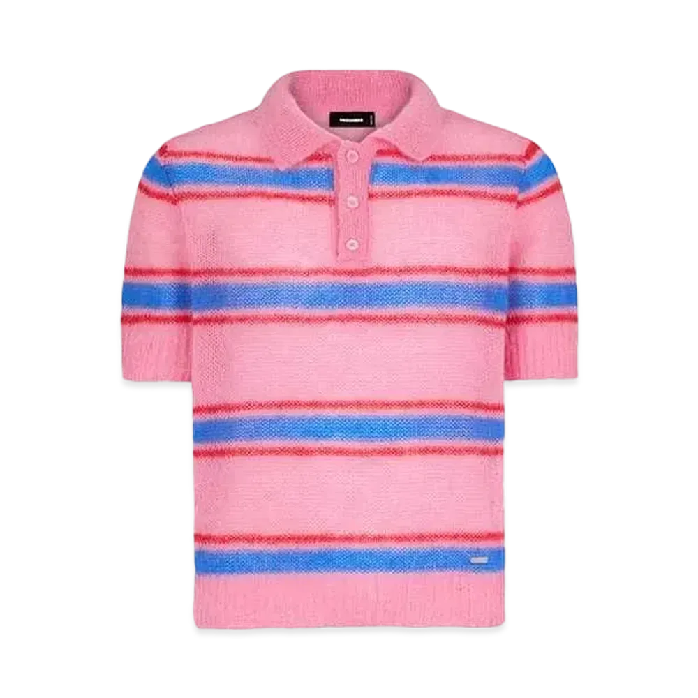 Dsquared2 Knit Polo Shirt "Multicolor"