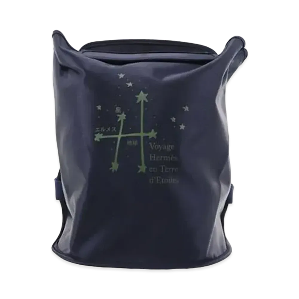 Hermes 2000s Voyage en Terre d'Etoiles Backpack "Navy"