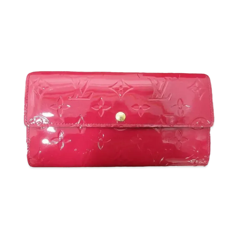 Louis Vuitton Sarah Wallet Vernis "Rose Indien"