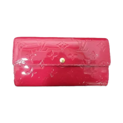 Louis Vuitton Sarah Wallet Vernis "Rose Indien"