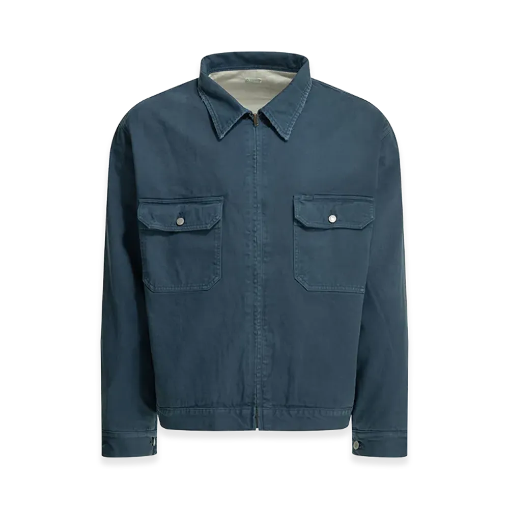 A.PRESSE Lightweight Cotton Jacket "Blue"