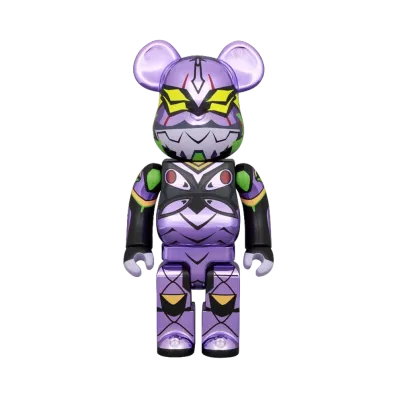 MEDICOM TOY "BEARBRICK" Evangelion Unit-13 (New Painted Plated Version) 400%