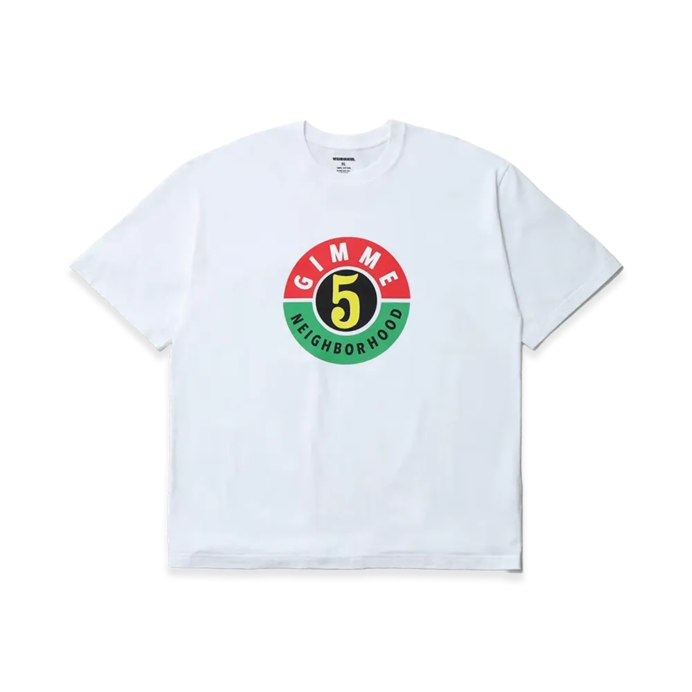 NEIGHBORHOOD x Gimme Five . Tee SS-3 "White"