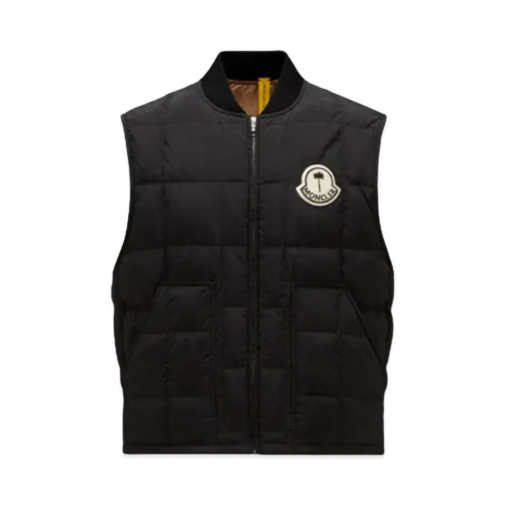 MONCLER X Palm Angels Pinwheel Down Gilet "Black"