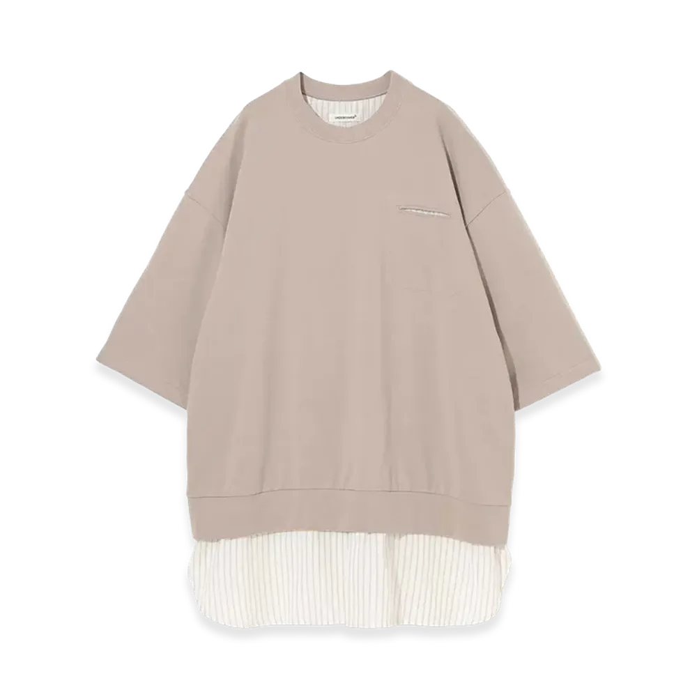 UNDERCOVER Cotton Sweat T-shirt "Beige Gray"