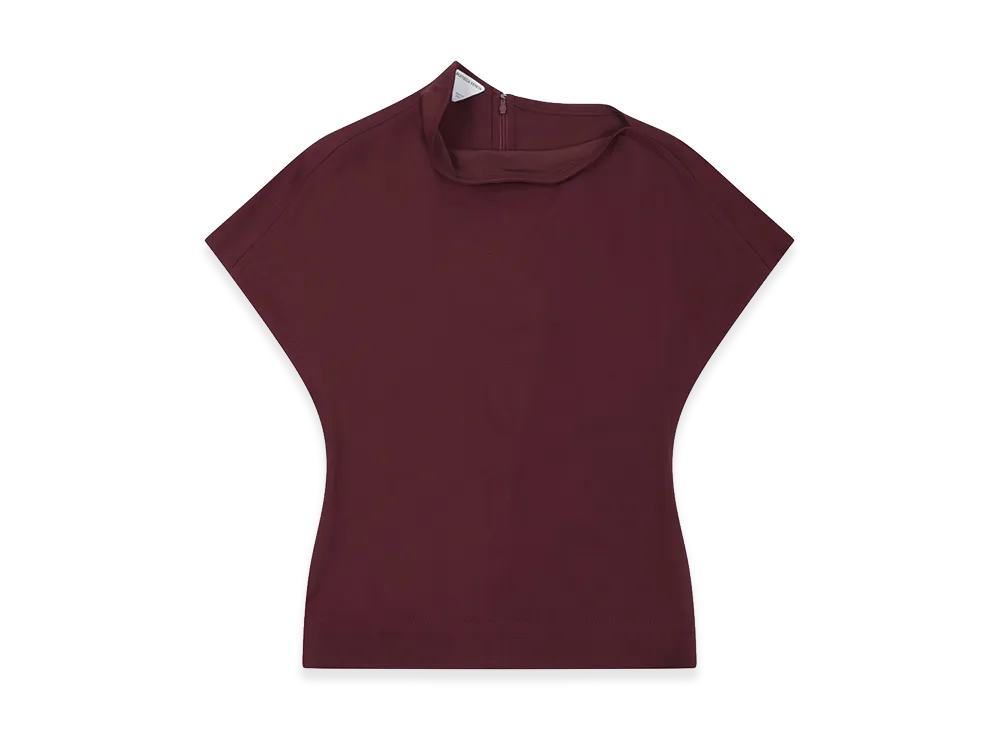 Bottega Veneta Women's Draped Top "Red"