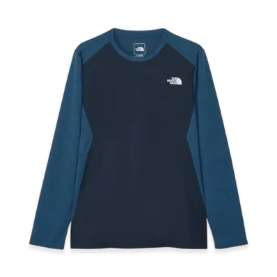 The North Face Long Sleeve Hybrid GTD Melange Crew "Mountain Blue"