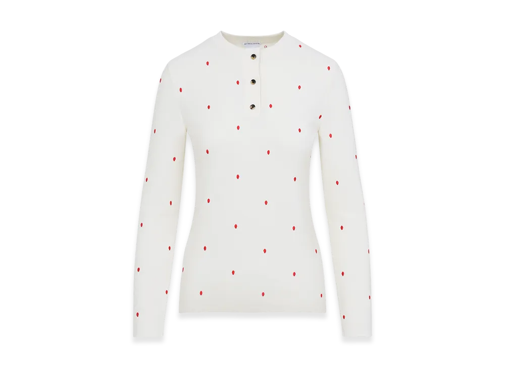 Bottega Veneta Women's Matches Cotton Top "White"
