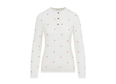 Bottega Veneta Women's Matches Cotton Top "White"