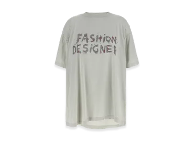 BALENCIAGA Women's 'Fashion Designer' T-Shirt "Gray"