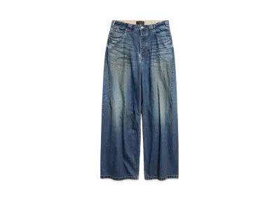 BALENCIAGA Men's Baggy Pants "Deep Blue"
